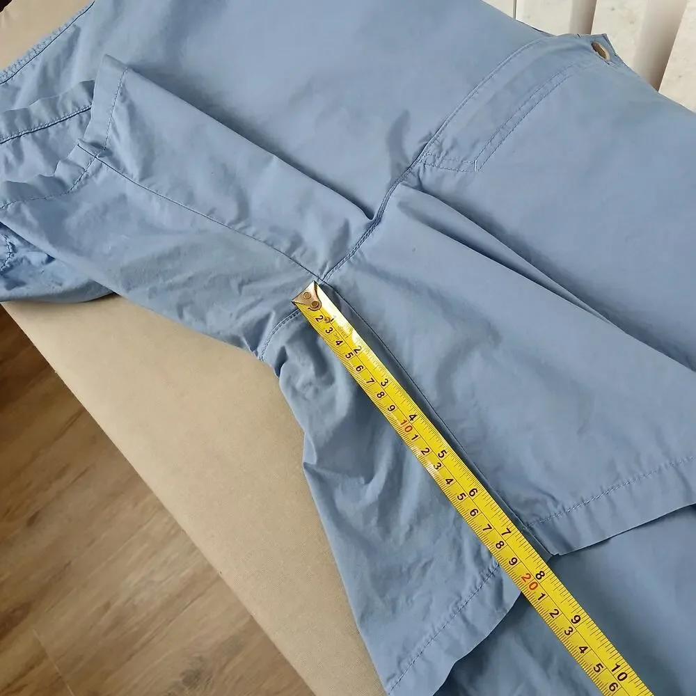 Columbia Men's Washed Out Shorts 40W 8L Ripple Blue pockets flat front chinos